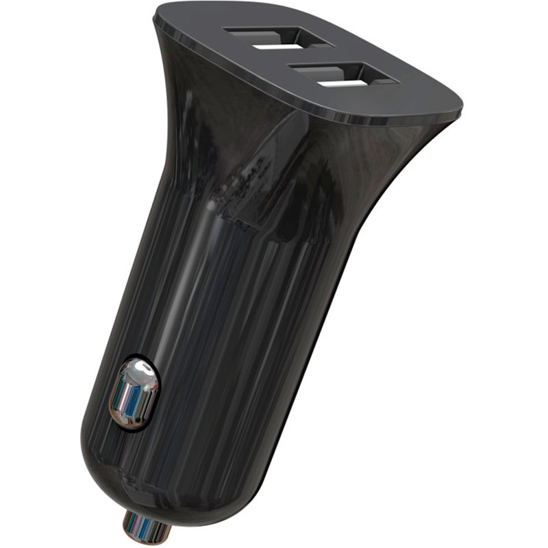 Автомобільний зарядний пристрій XO CC31 2xUSB-A, 2.4A Car Charger Black (XO-CC31-BK)