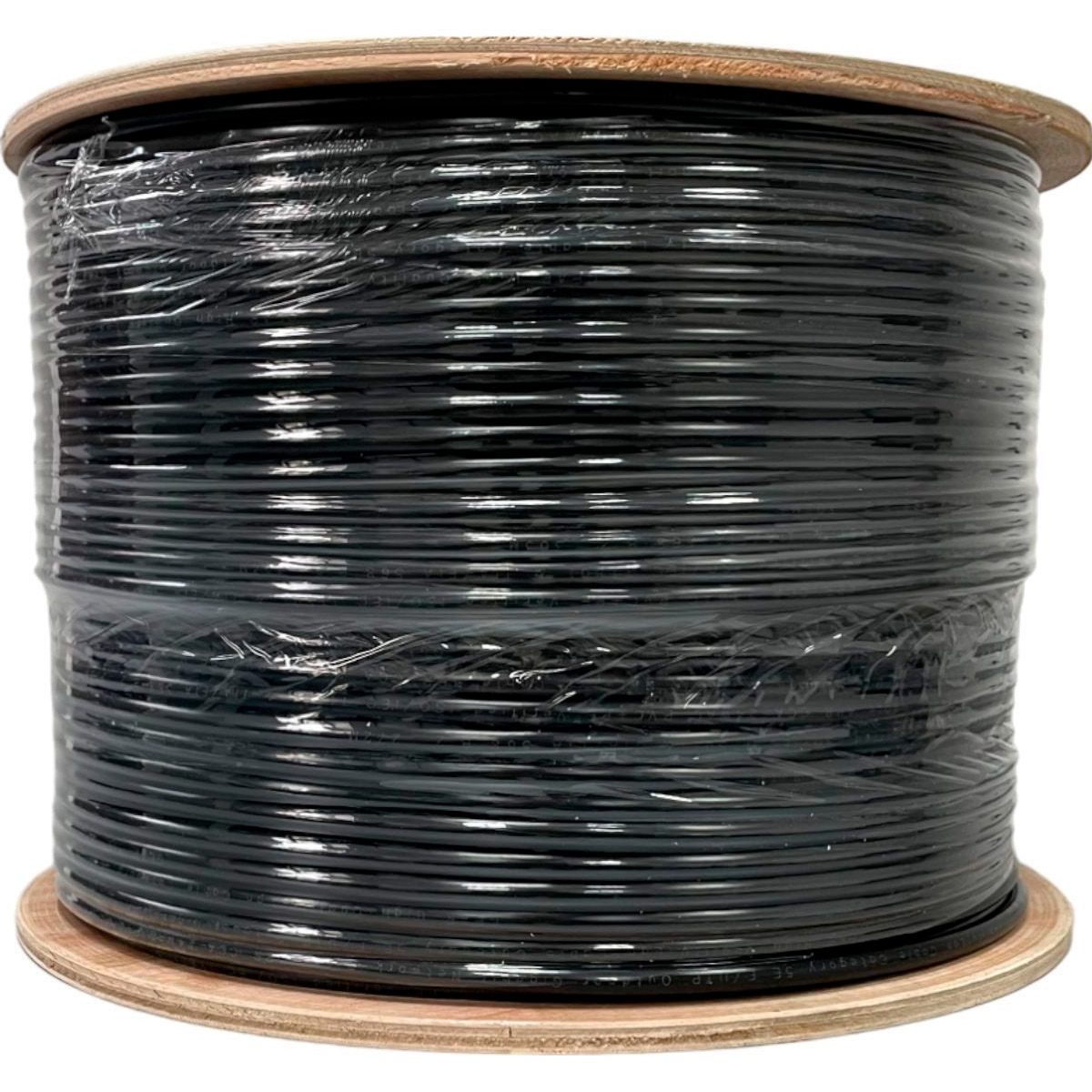 Кабель мережевий для зовнішньої прокладки з дротом GEAR FTP Cat.5e 4x2x0.51 CCA Black 305м (GEC-FTPCCAOUTSC051305)