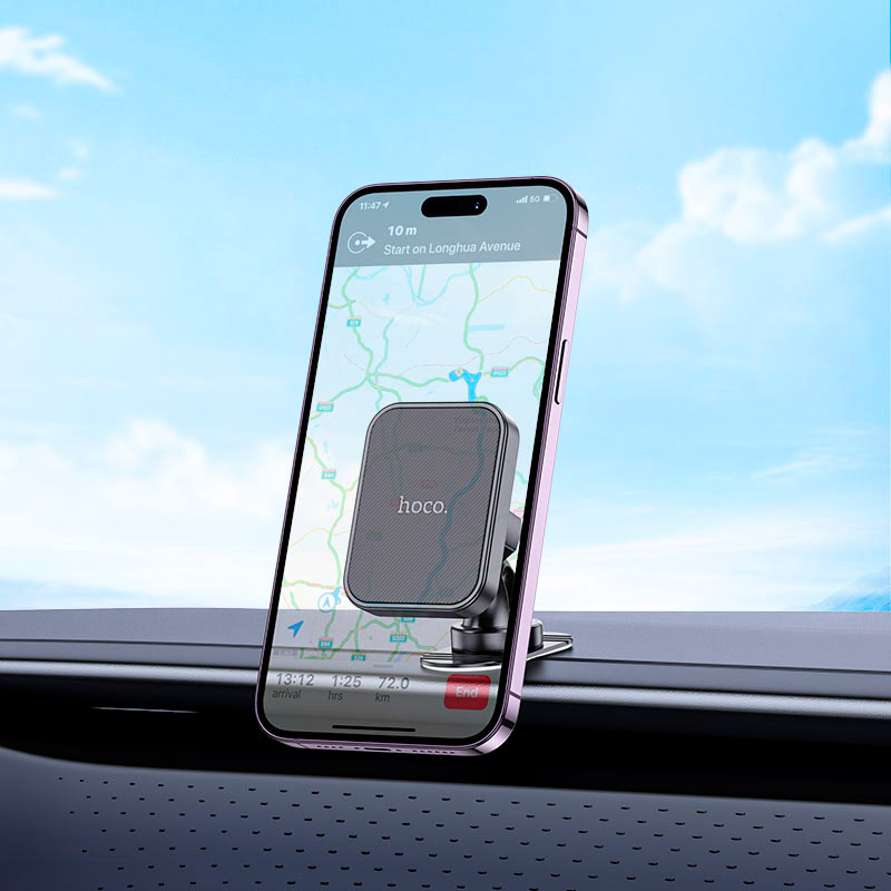 Автотримач для смартфона HOCO H33 Cheetah Magnetic Car Holder Center Console Black