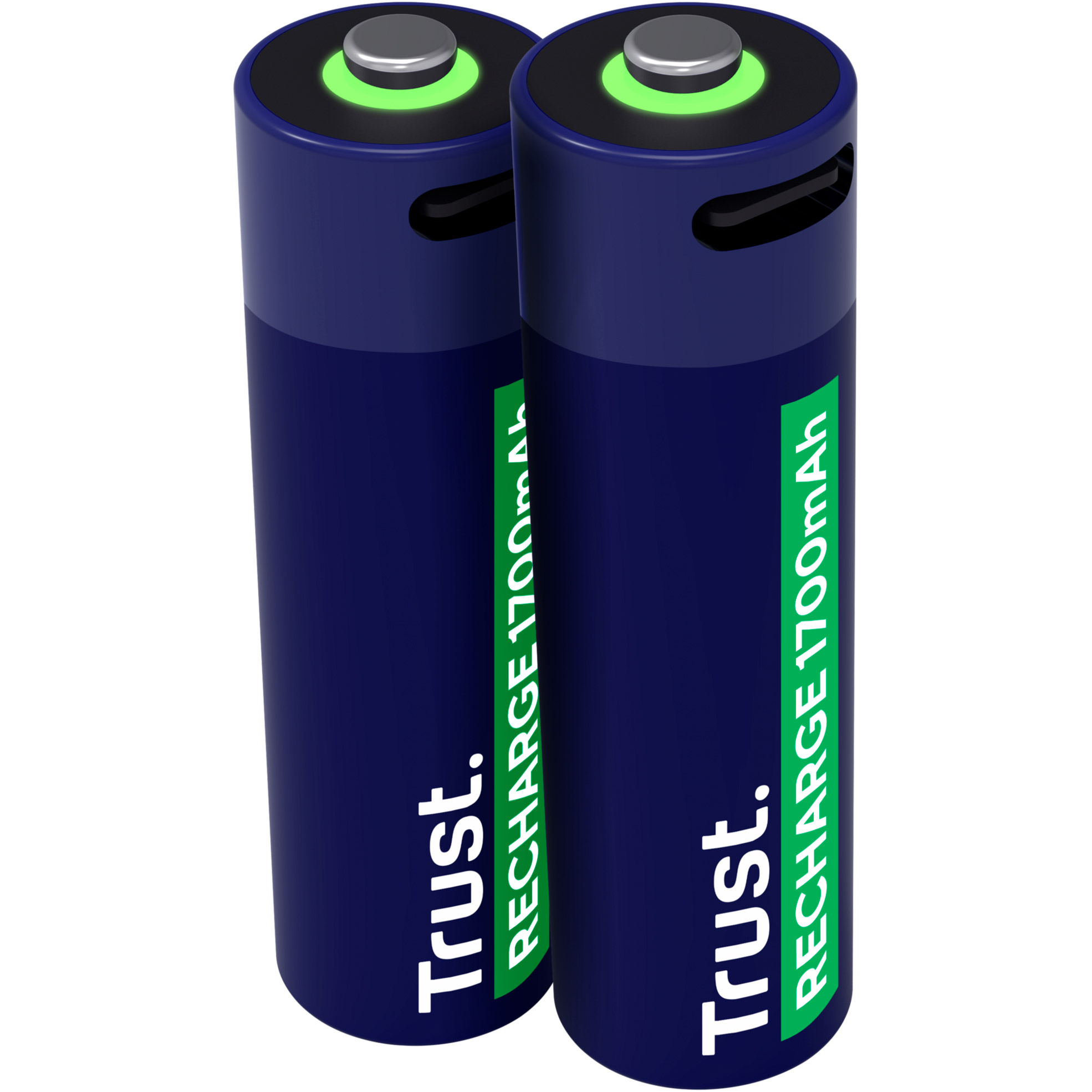 Акумулятор TRUST AA 1700mAh 3.7V, USB-C заряджання 2шт/уп
