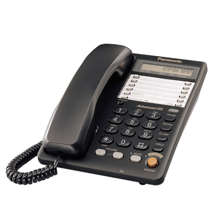 Проводной телефон PANASONIC KX-TS2365 Black