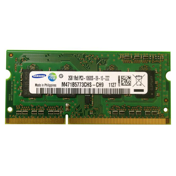 Модуль пам'яті SAMSUNG SO-DIMM DDR3 1333MHz 2GB (M471B5773CHS-CH9)