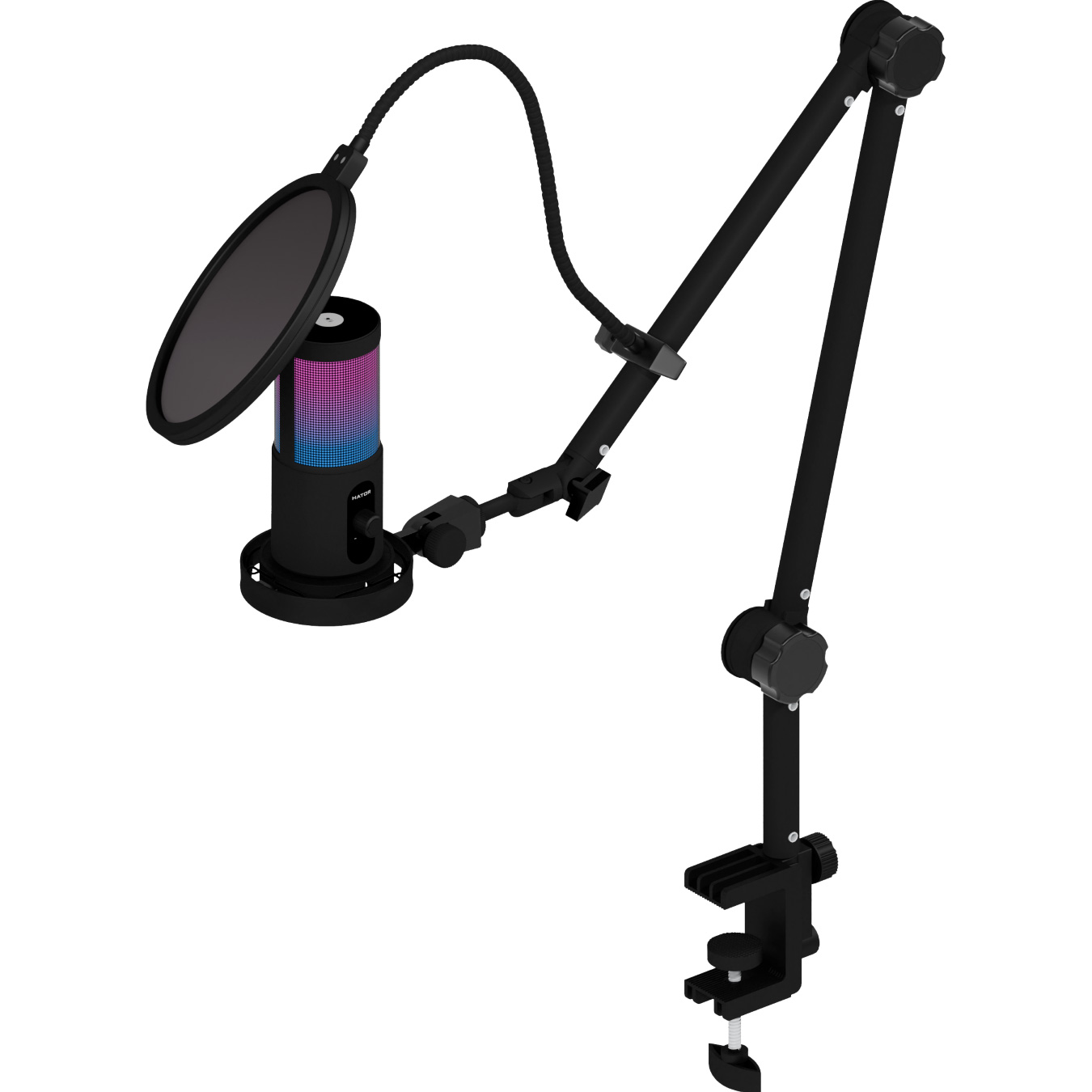 Мікрофон для стримінгу/подкастів HATOR Signify RGB Pro+