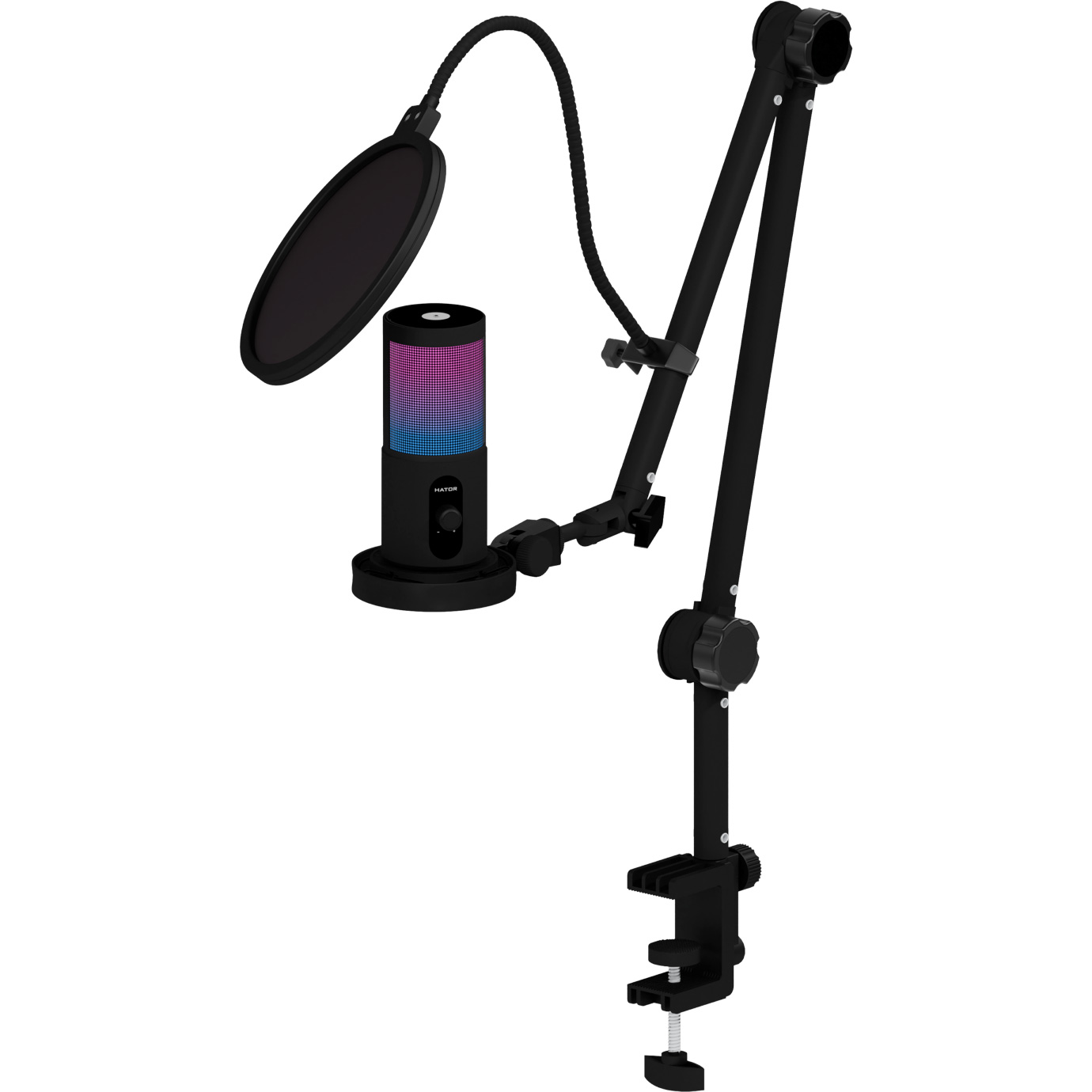 Мікрофон для стримінгу/подкастів HATOR Signify RGB Pro+