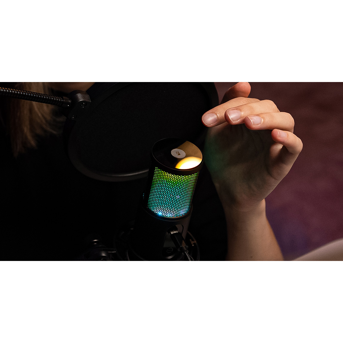 Мікрофон для стримінгу/подкастів HATOR Signify RGB Pro+