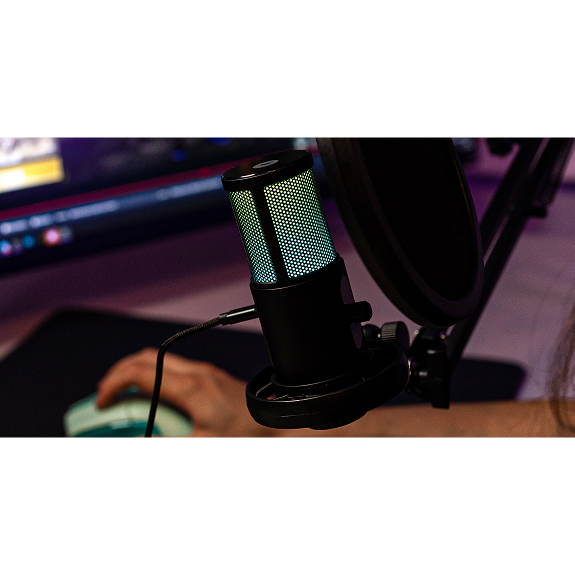 Мікрофон для стримінгу/подкастів HATOR Signify RGB Pro+