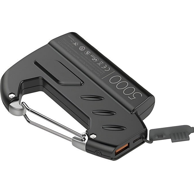 Повербанк LOGICPOWER PR522 10W 5000mAh Black (LP31346)