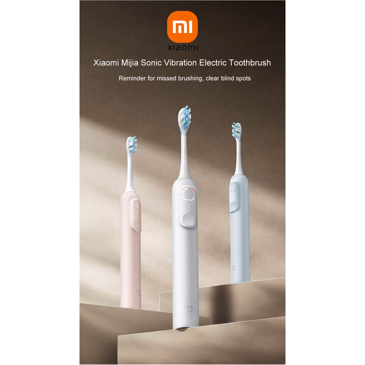 Електрична зубна щітка Xiaomi MIJIA Sonic Vibration Electric Toothbrush MES609 White (BHR9293CN)