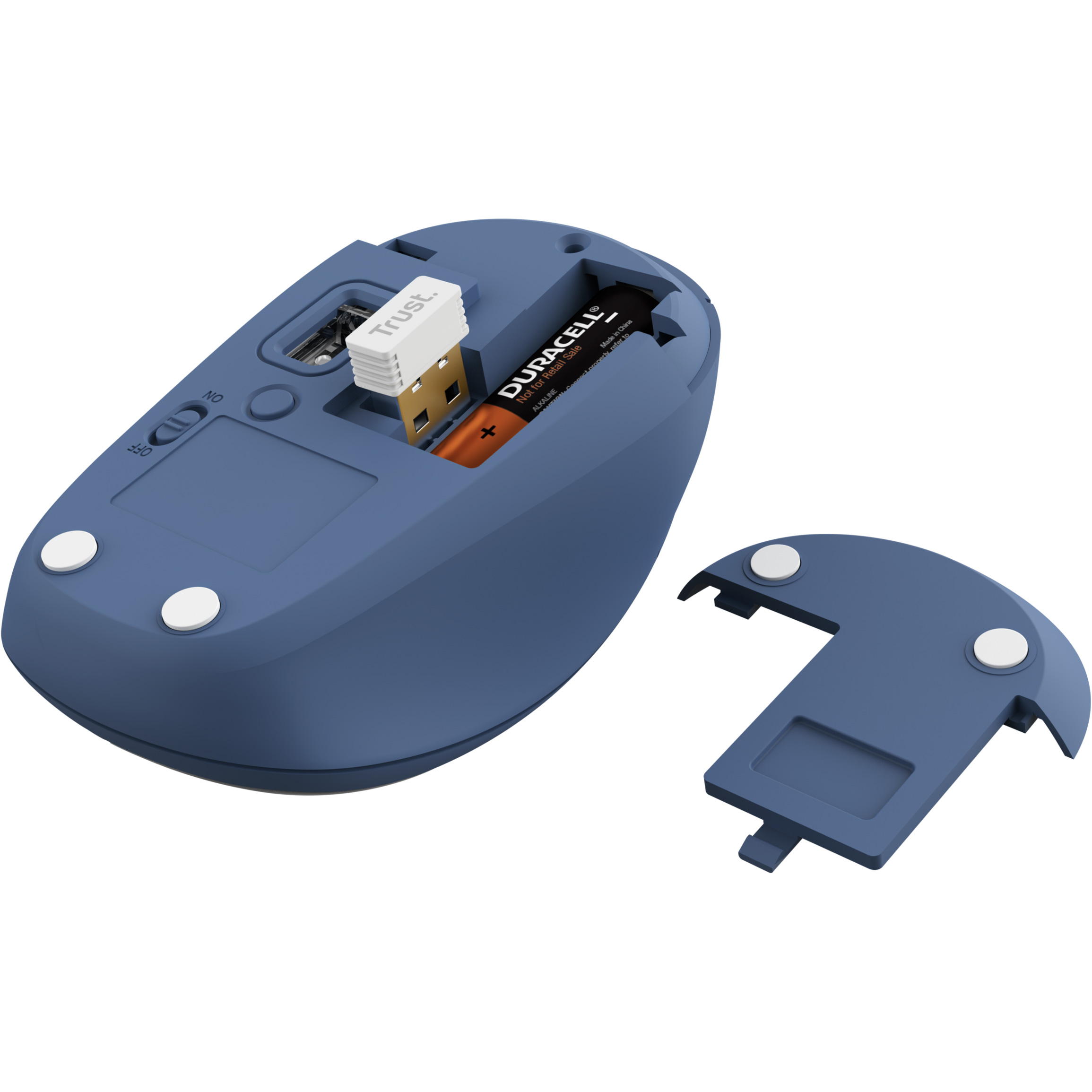 Мышь TRUST Yvi+ Compact Multi-Device Wireless Blue (25455)