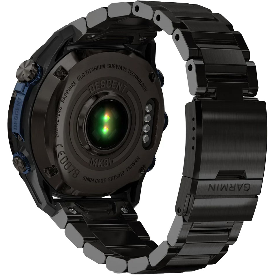 Смарт-годинник для дайверів GARMIN Descent Mk3i 51mm Carbon Gray DLC Titanium with DLC Titanium Band (010-02752-14)