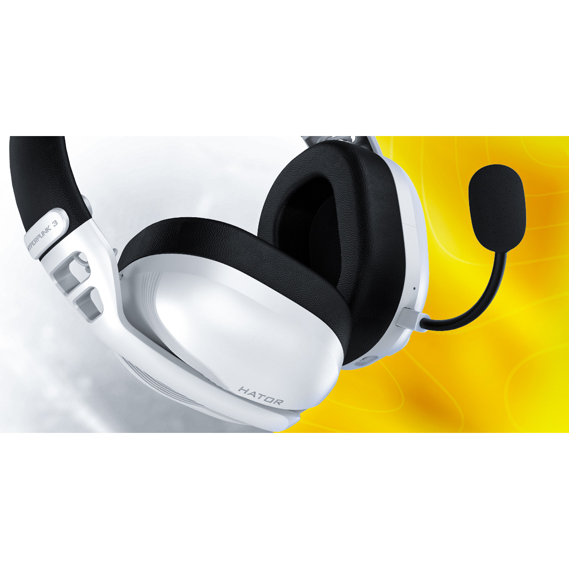 Навушники геймерскі HATOR Hyperpunk 3 Wireless White (ESH16)