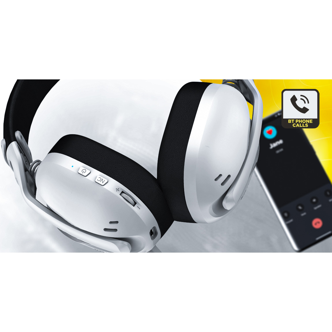 Навушники геймерскі HATOR Hyperpunk 3 Wireless White (ESH16)