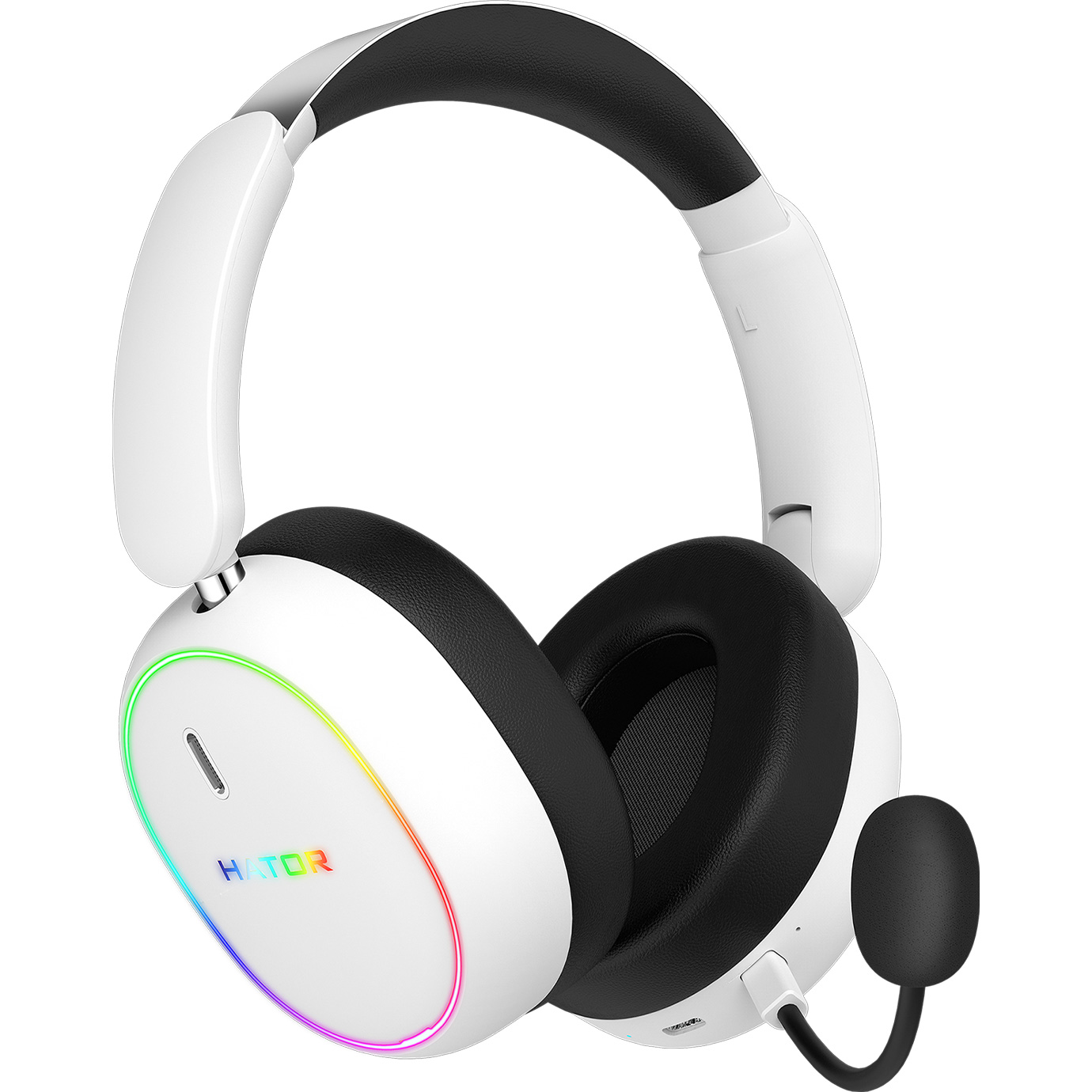 Навушники геймерскі HATOR Phoenix 2 Wireless White (ESH41)