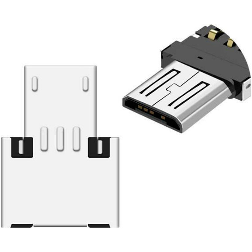 Адаптер XOKO AC-055 USB-A to Micro-USB Silver (XK-AC055-SL)