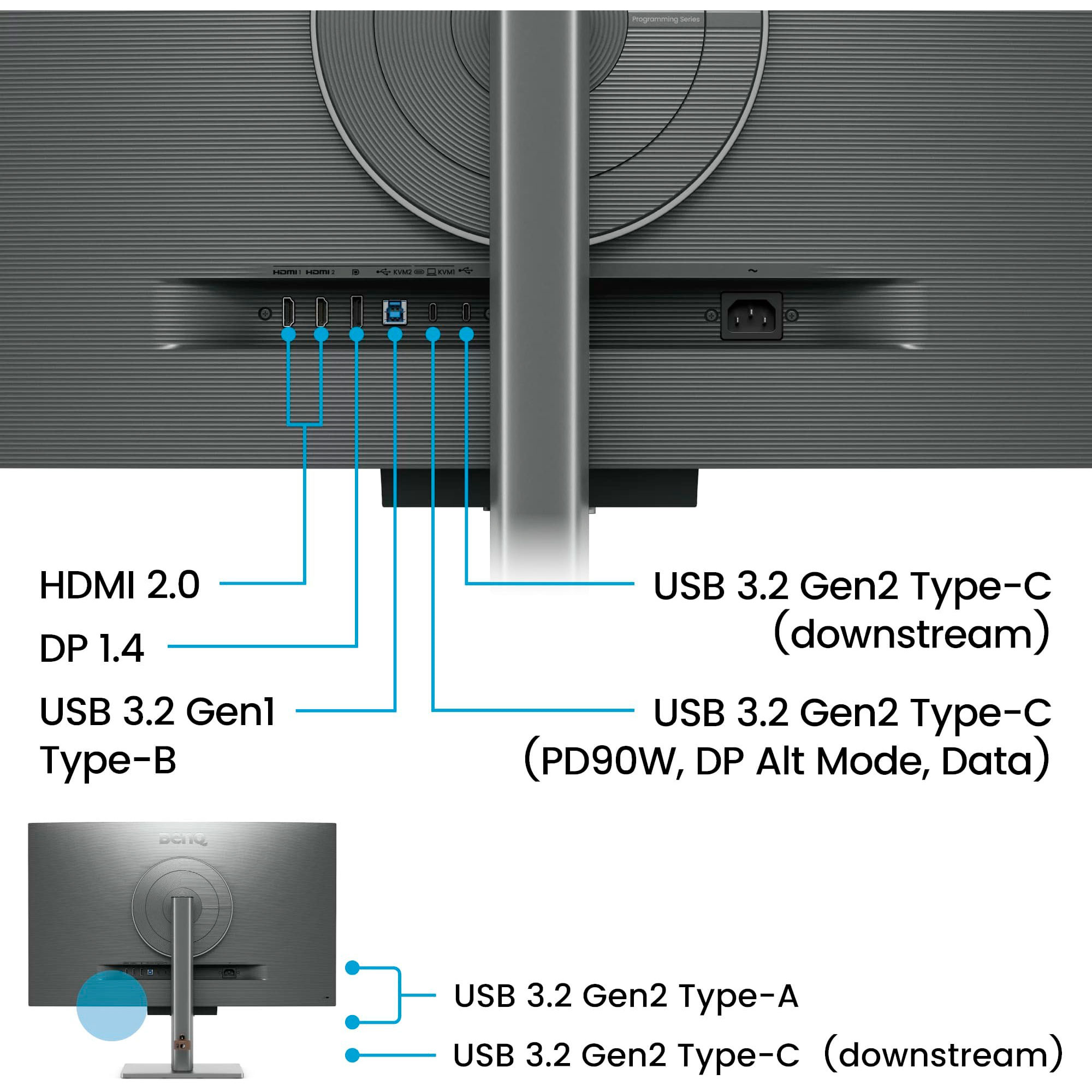 Монитор 31.5" BENQ RD320U (9H.LMSLA.TBE)
