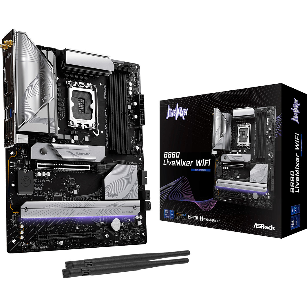 Материнская плата ASROCK B860 LiveMixer WiFi
