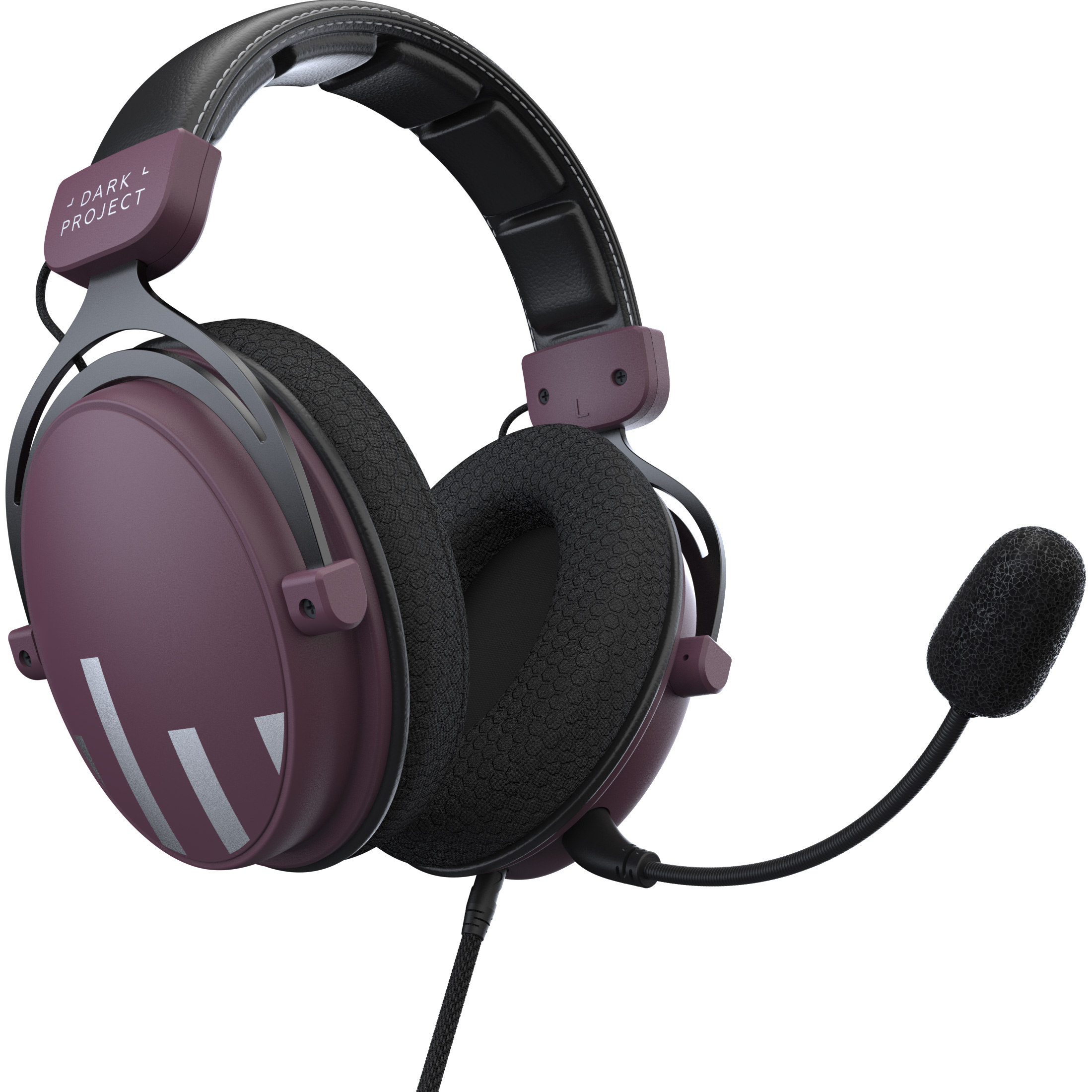 Навушники геймерскі DARK PROJECT HS4 One Wired Purple/Black (DPO-HS-5004)