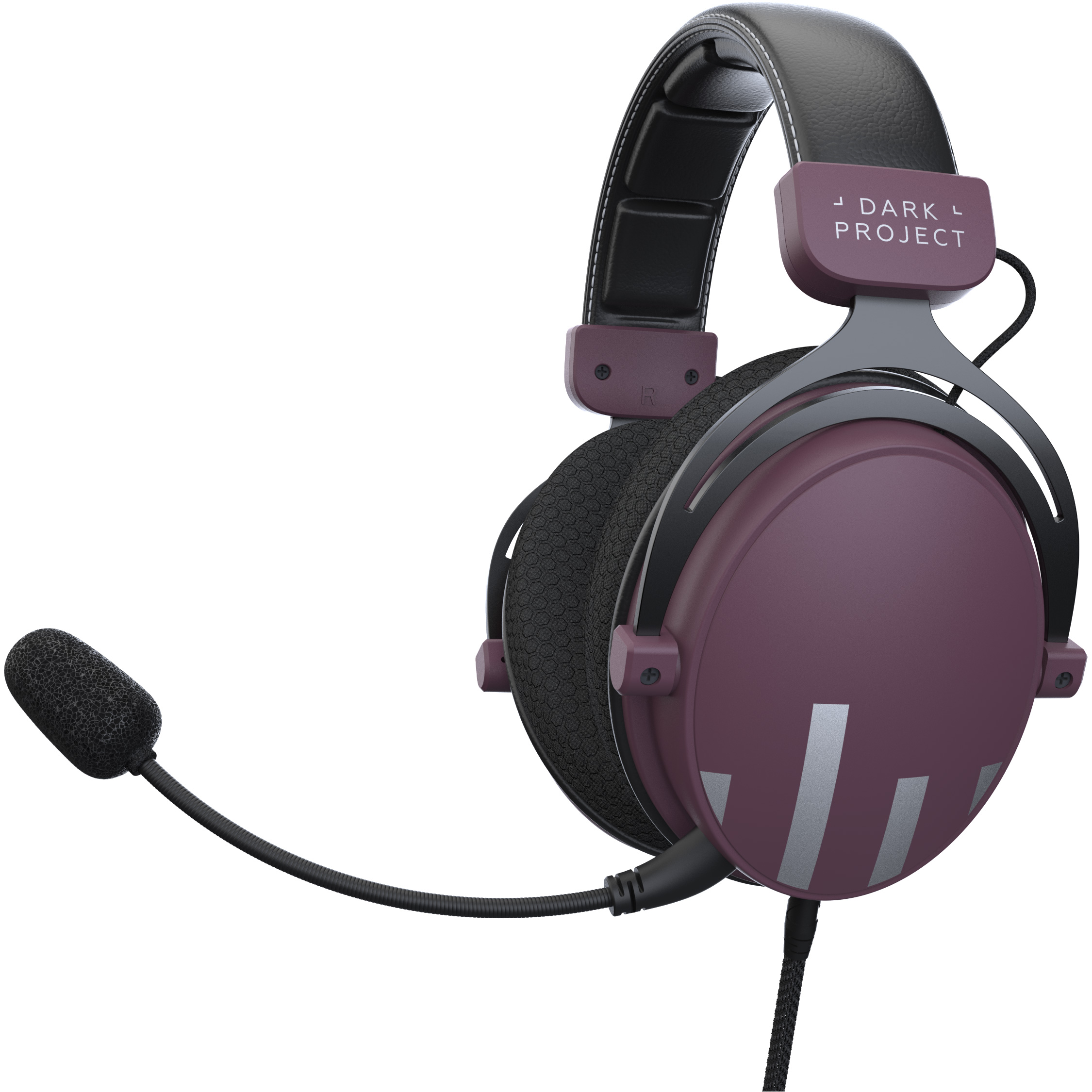 Навушники геймерскі DARK PROJECT HS4 One Wired Purple/Black (DPO-HS-5004)