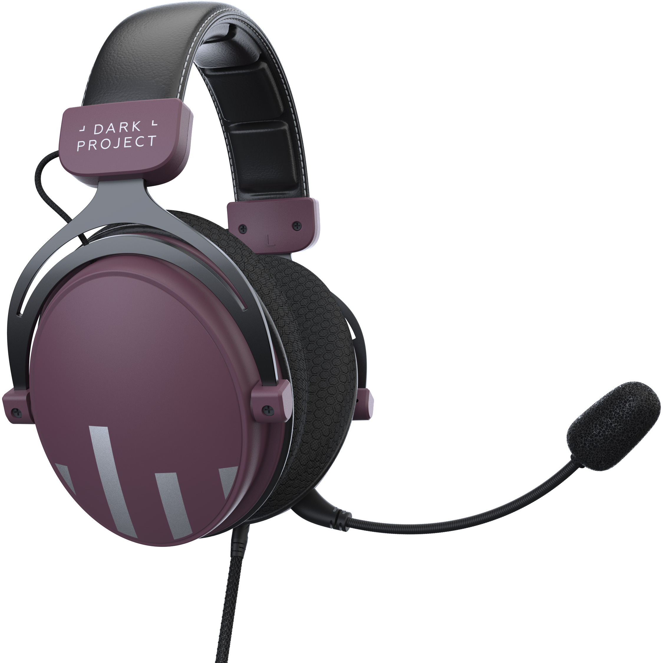 Навушники геймерскі DARK PROJECT HS4 One Wired Purple/Black (DPO-HS-5004)