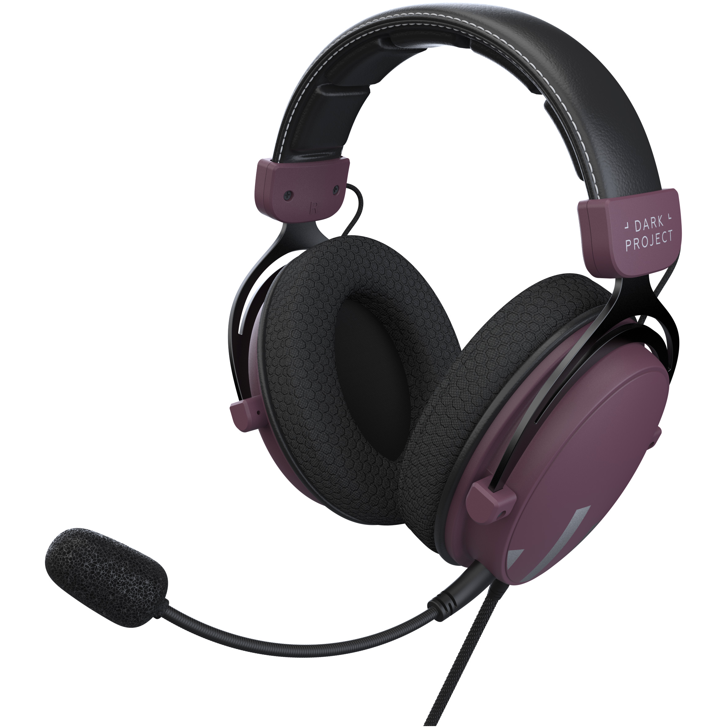 Навушники геймерскі DARK PROJECT HS4 One Wired Purple/Black (DPO-HS-5004)