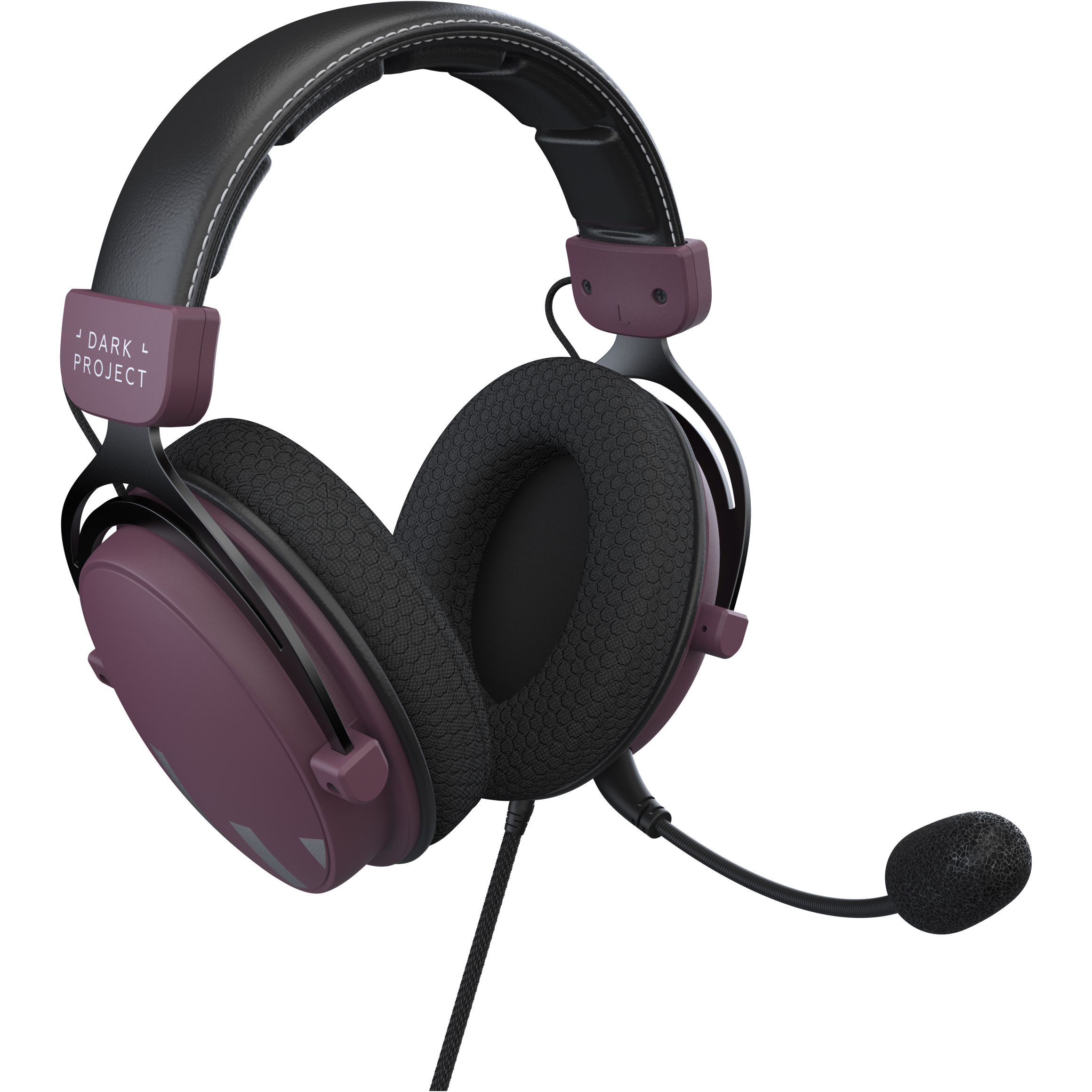 Навушники геймерскі DARK PROJECT HS4 One Wired Purple/Black (DPO-HS-5004)