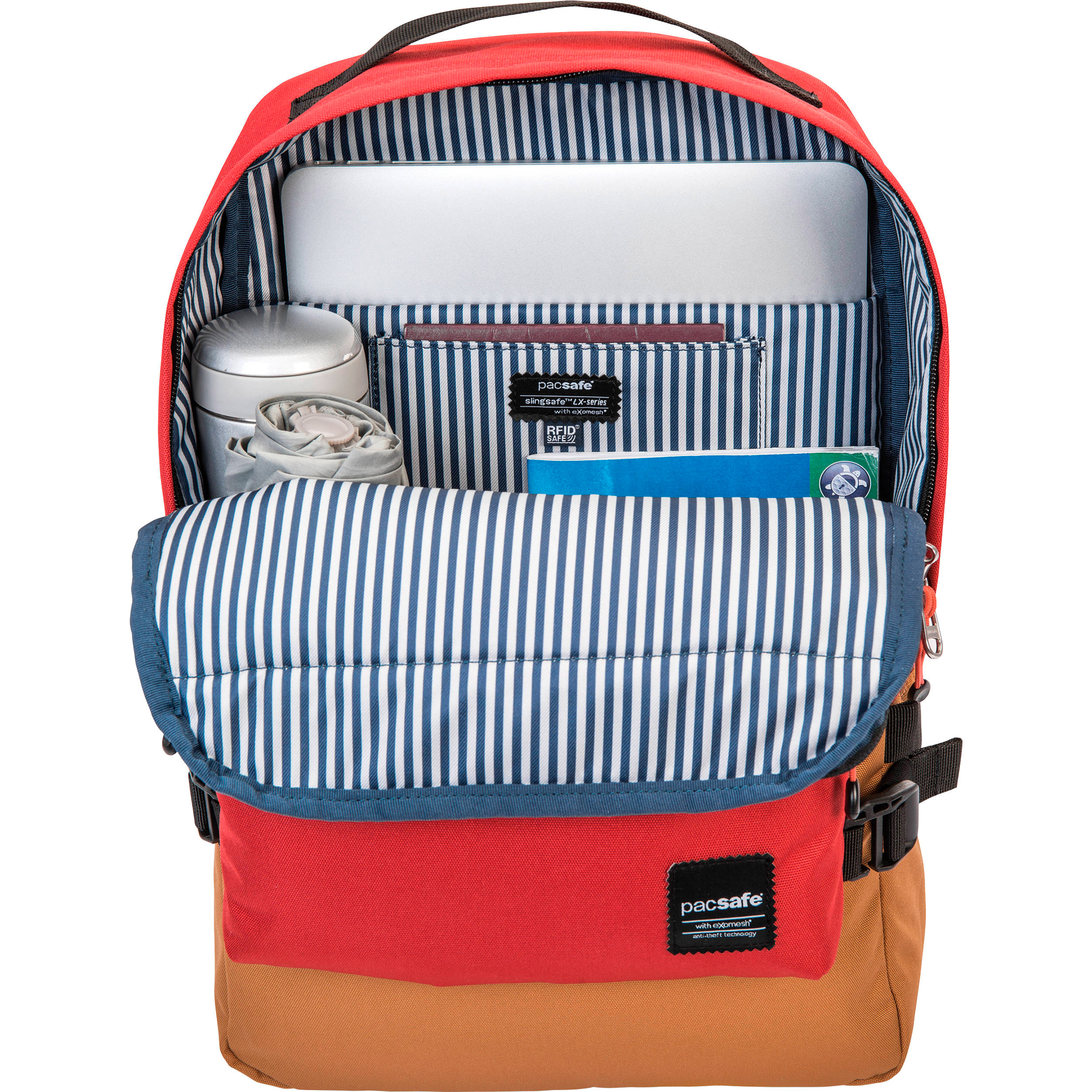 Рюкзак PACSAFE Slingsafe LX350 Anti-Theft Backpack Chili/Khaki