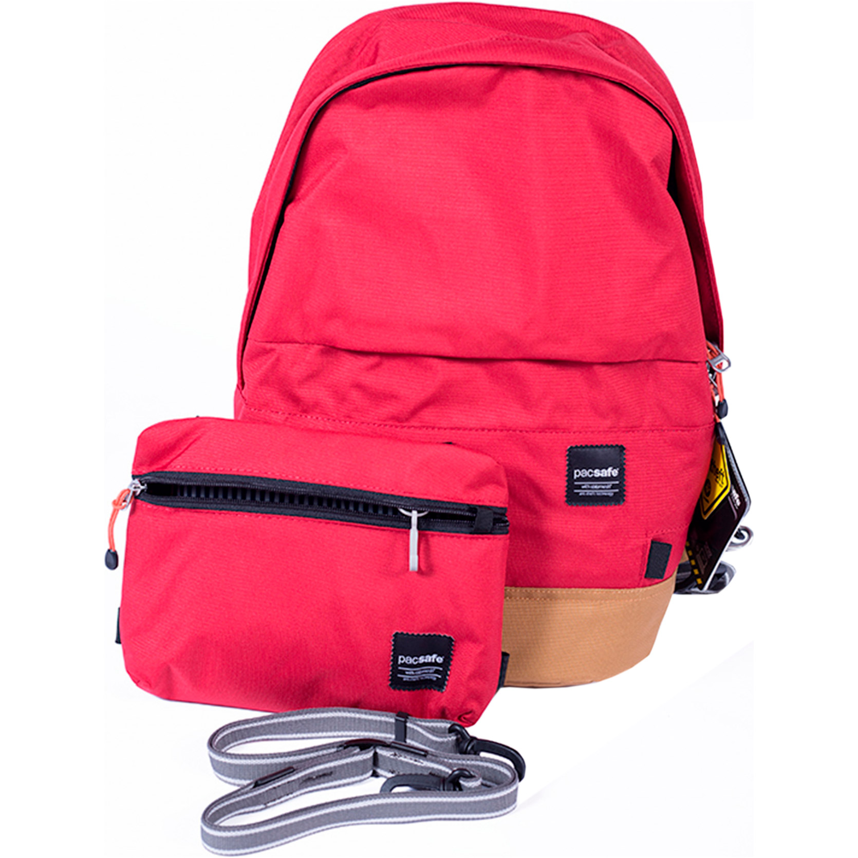 Рюкзак PACSAFE Slingsafe LX400 Anti-Theft Backpack Chili/Khaki