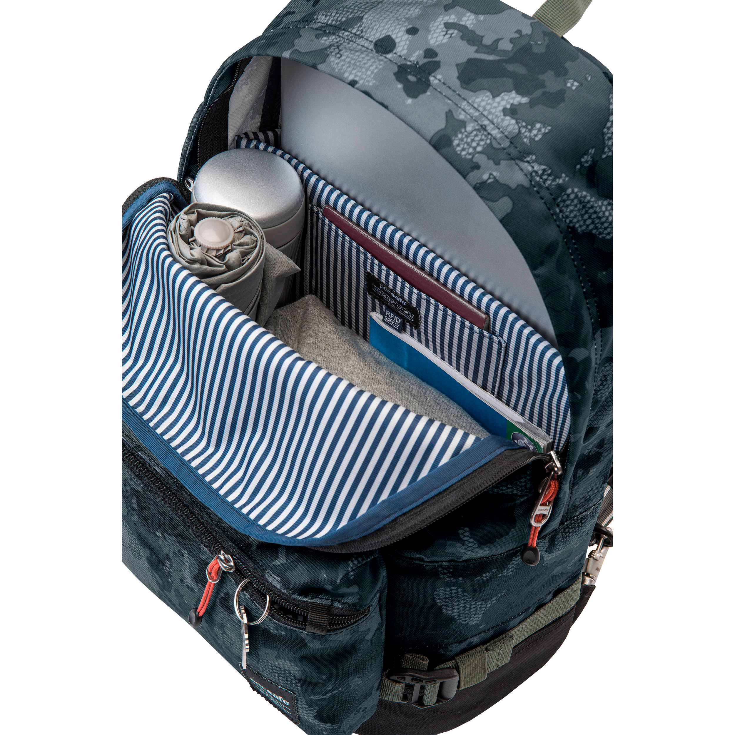 Рюкзак PACSAFE Slingsafe LX400 Anti-Theft Backpack Gray Camo