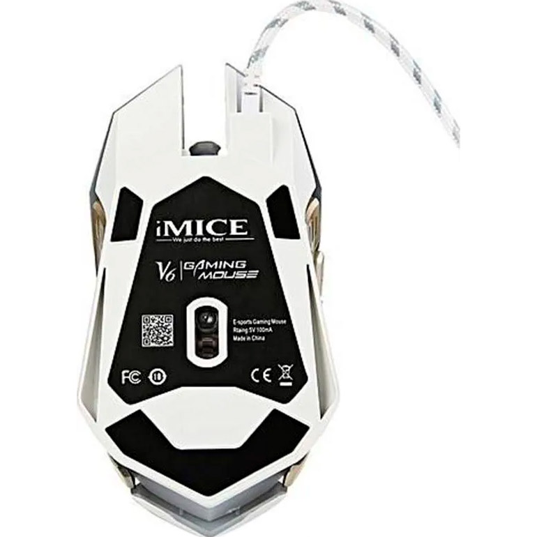 Мышь игровая iMICE V6 White