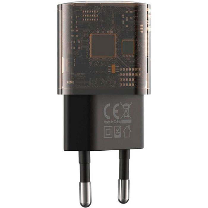 Зарядний пристрій XO CE05 1xUSB-C, 1xUSB-A, PD2.0, QC3.0, 30W Black (XO-CE05-BK)