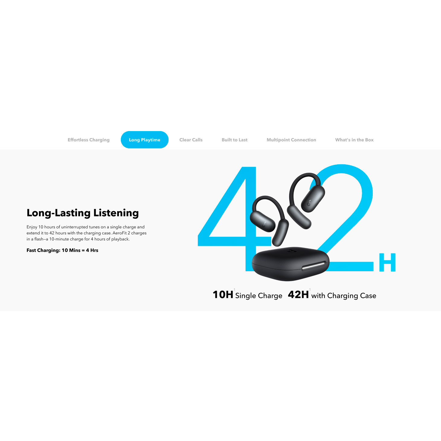 Навушники ANKER SoundCore AeroFit 2 Midnight Black (A3874G11)