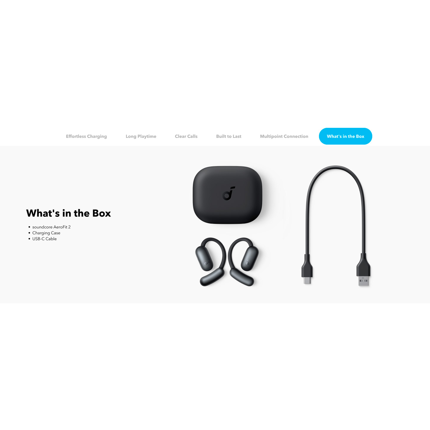 Навушники ANKER SoundCore AeroFit 2 Midnight Black (A3874G11)