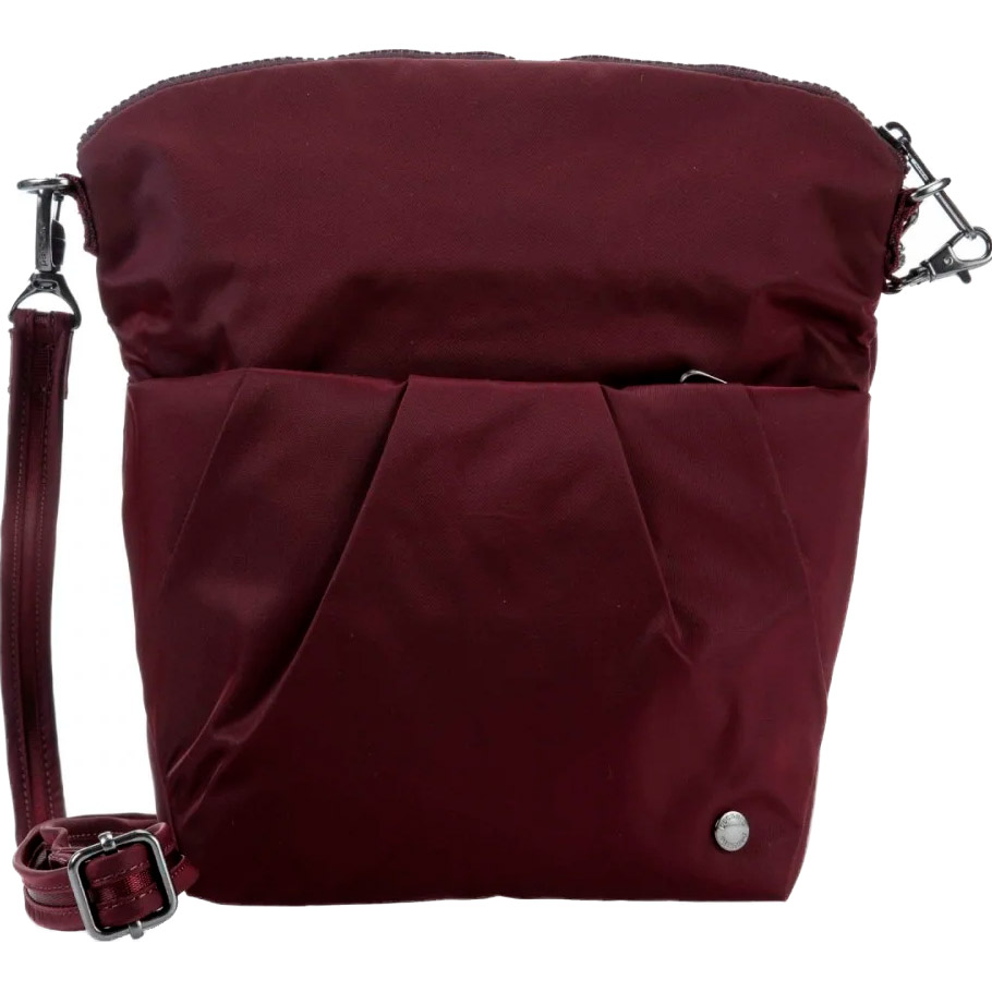 Сумка наплечная PACSAFE Citysafe CX Anti-Theft Convertible Crossbody Burgundy
