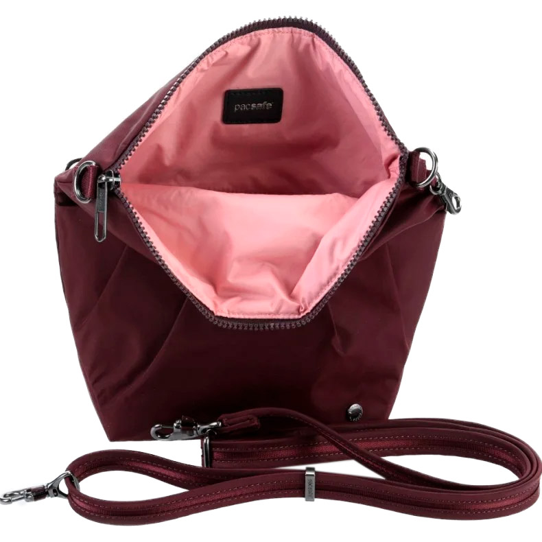 Сумка наплечная PACSAFE Citysafe CX Anti-Theft Convertible Crossbody Burgundy