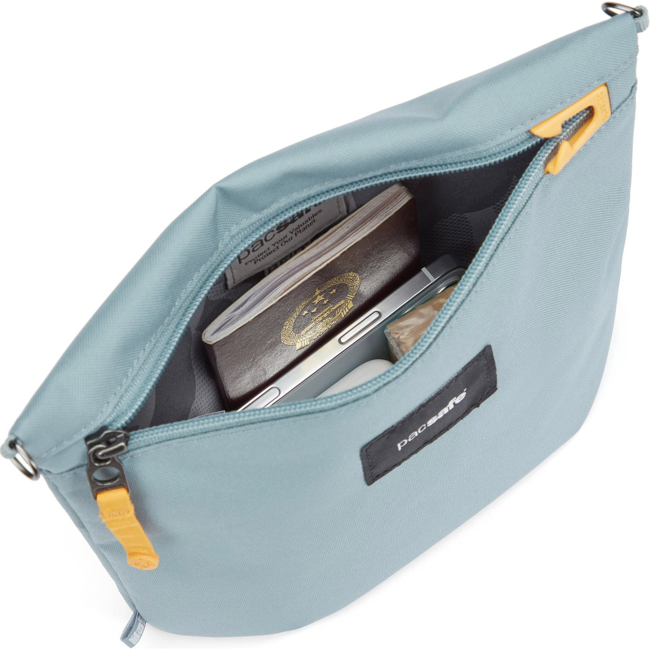 Сумка наплічна PACSAFE GO Anti-Theft Crossbody Pouch Fresh Mint