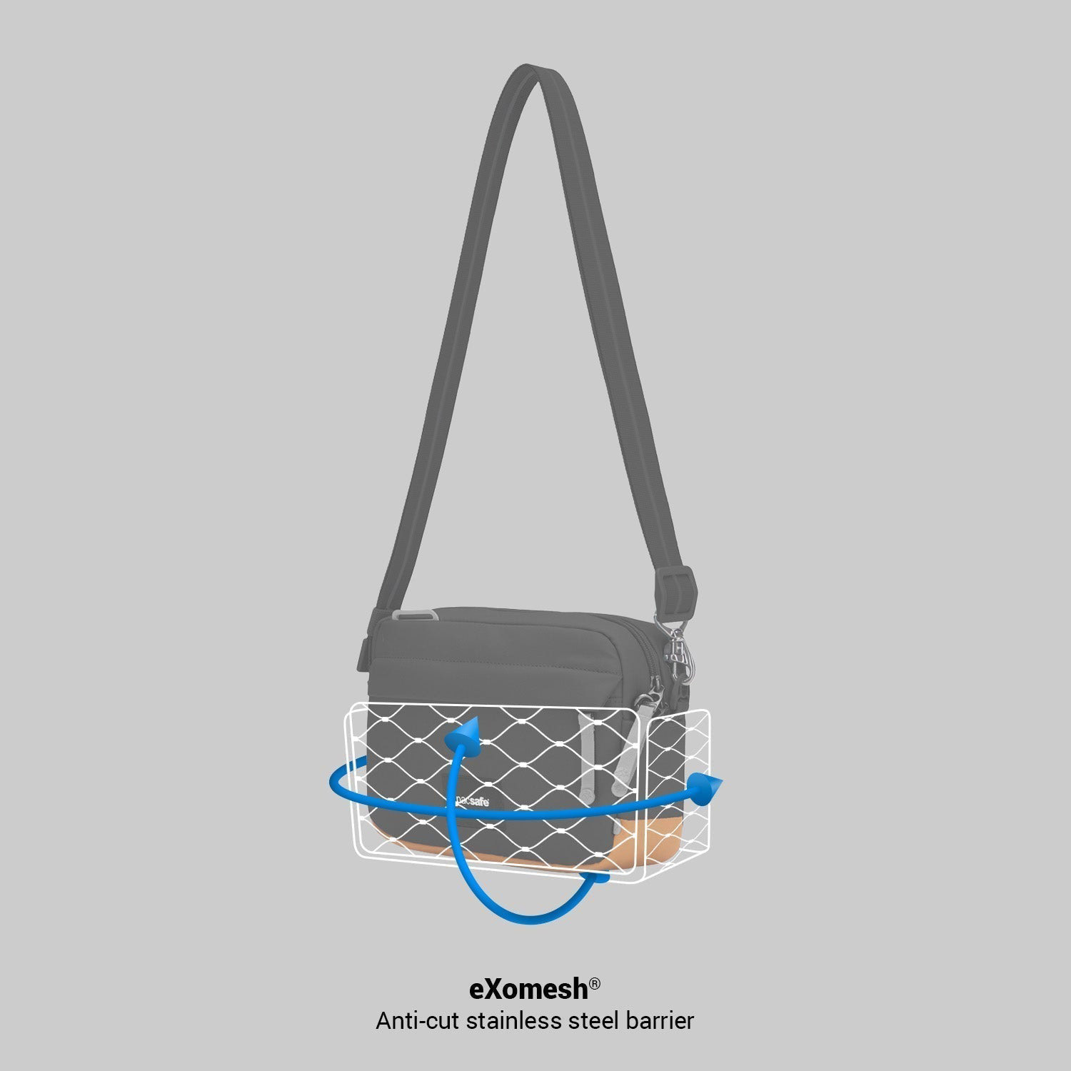 Сумка наплічна PACSAFE GO Anti-Theft Crossbody Rose
