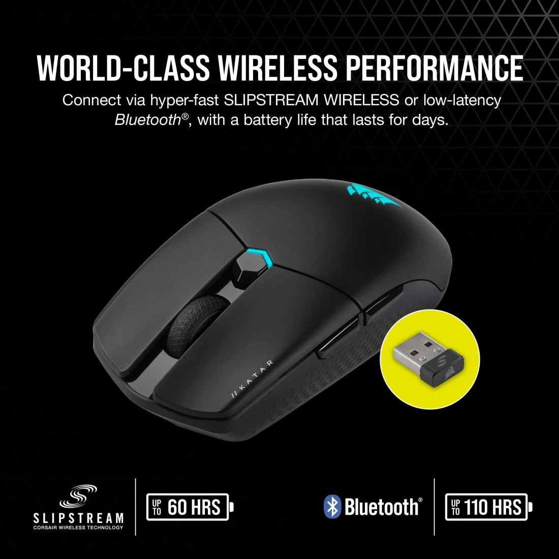 Миша ігрова CORSAIR Katar Elite Wireless Black (CH-931C111-EU)