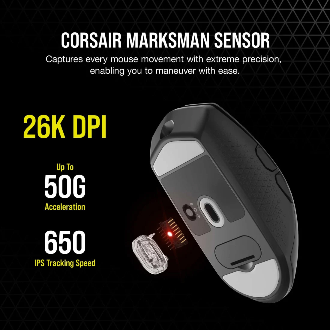 Миша ігрова CORSAIR Katar Elite Wireless Black (CH-931C111-EU)