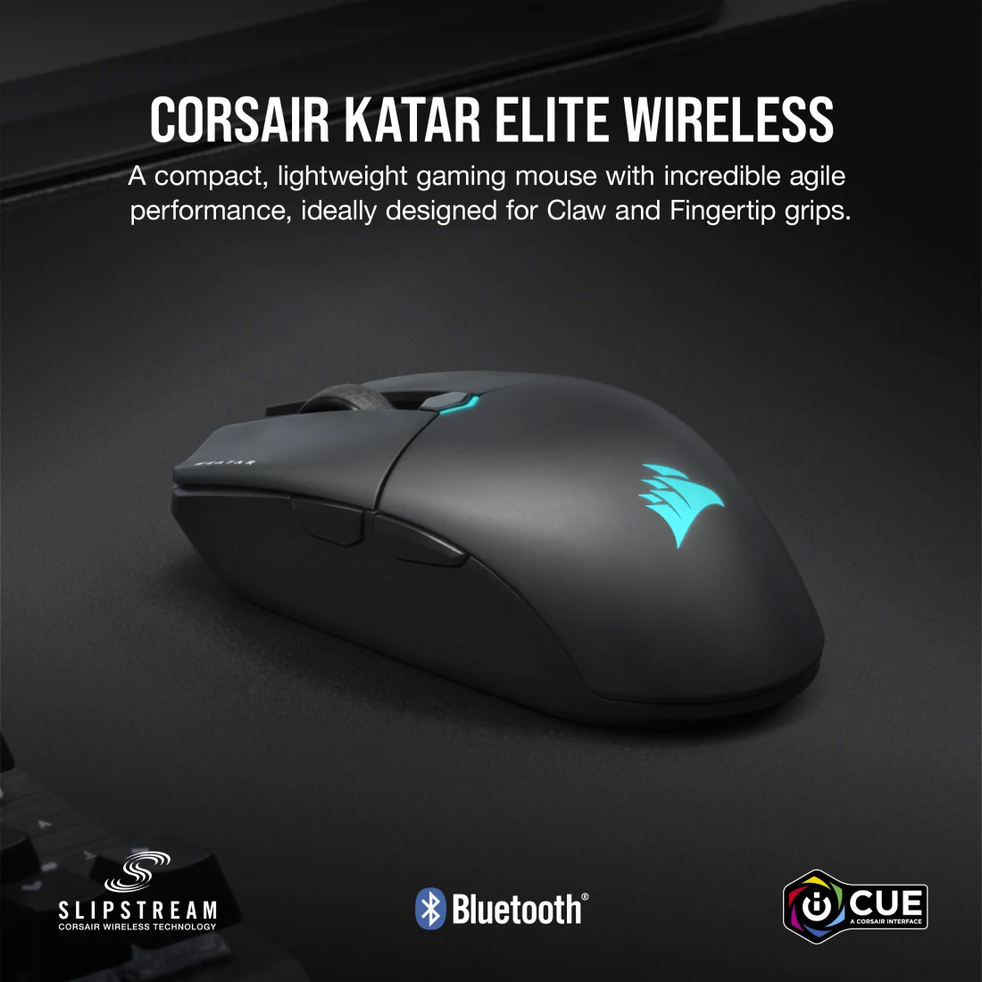 Миша ігрова CORSAIR Katar Elite Wireless Black (CH-931C111-EU)