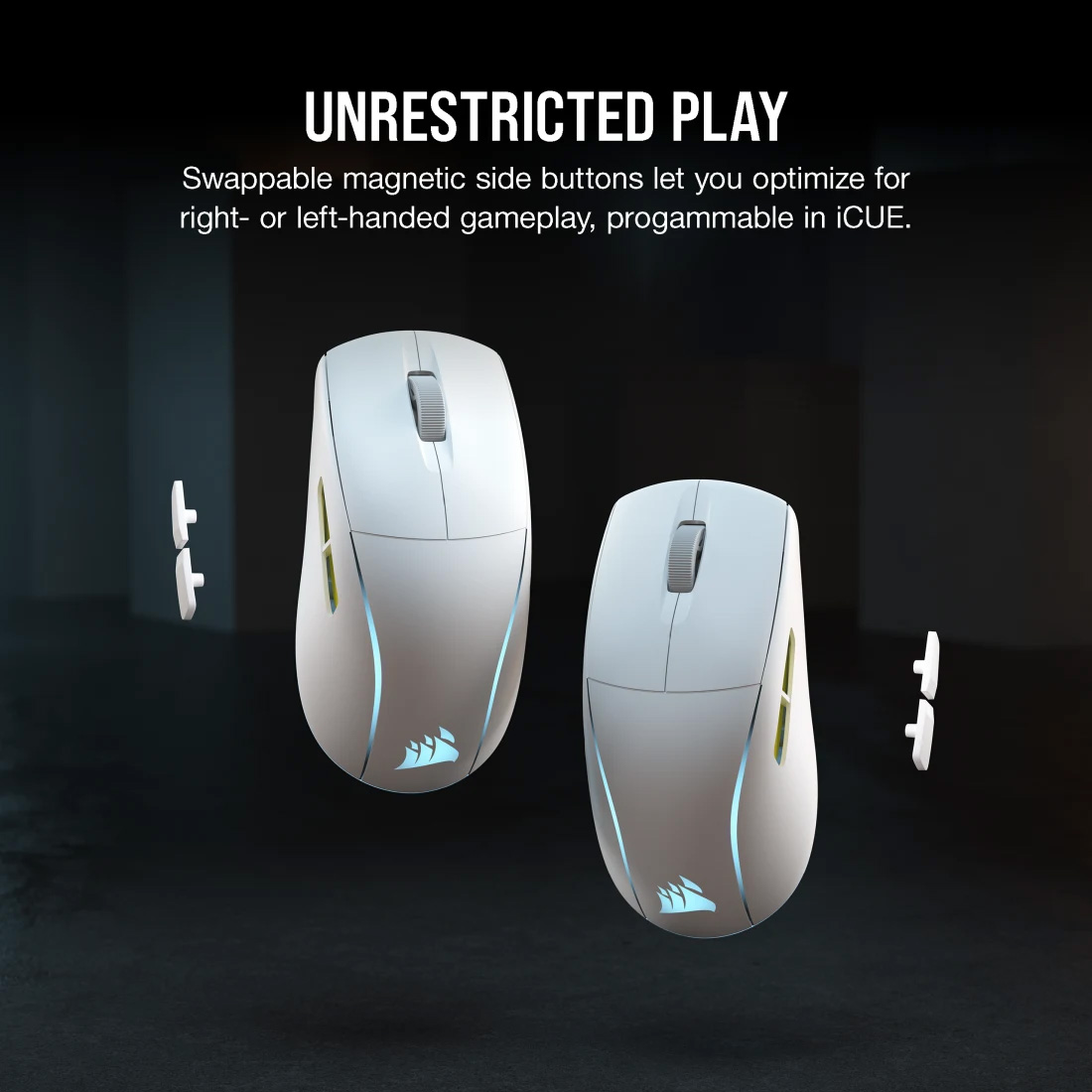 Миша ігрова CORSAIR M75 Wireless RGB White (CH-931D011-EU)