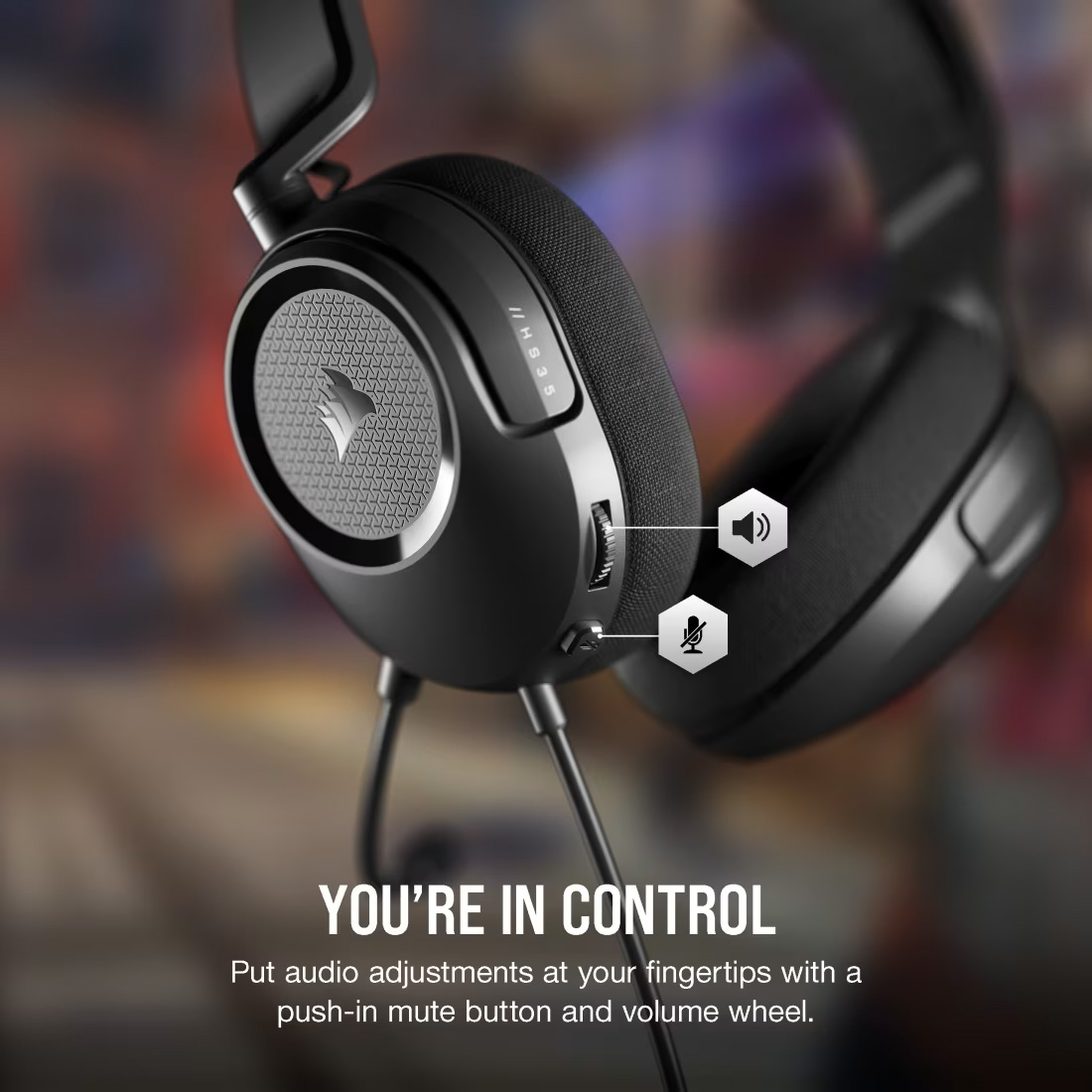 Навушники геймерскі CORSAIR HS35 Surround v2 (CA-9011386-EU)