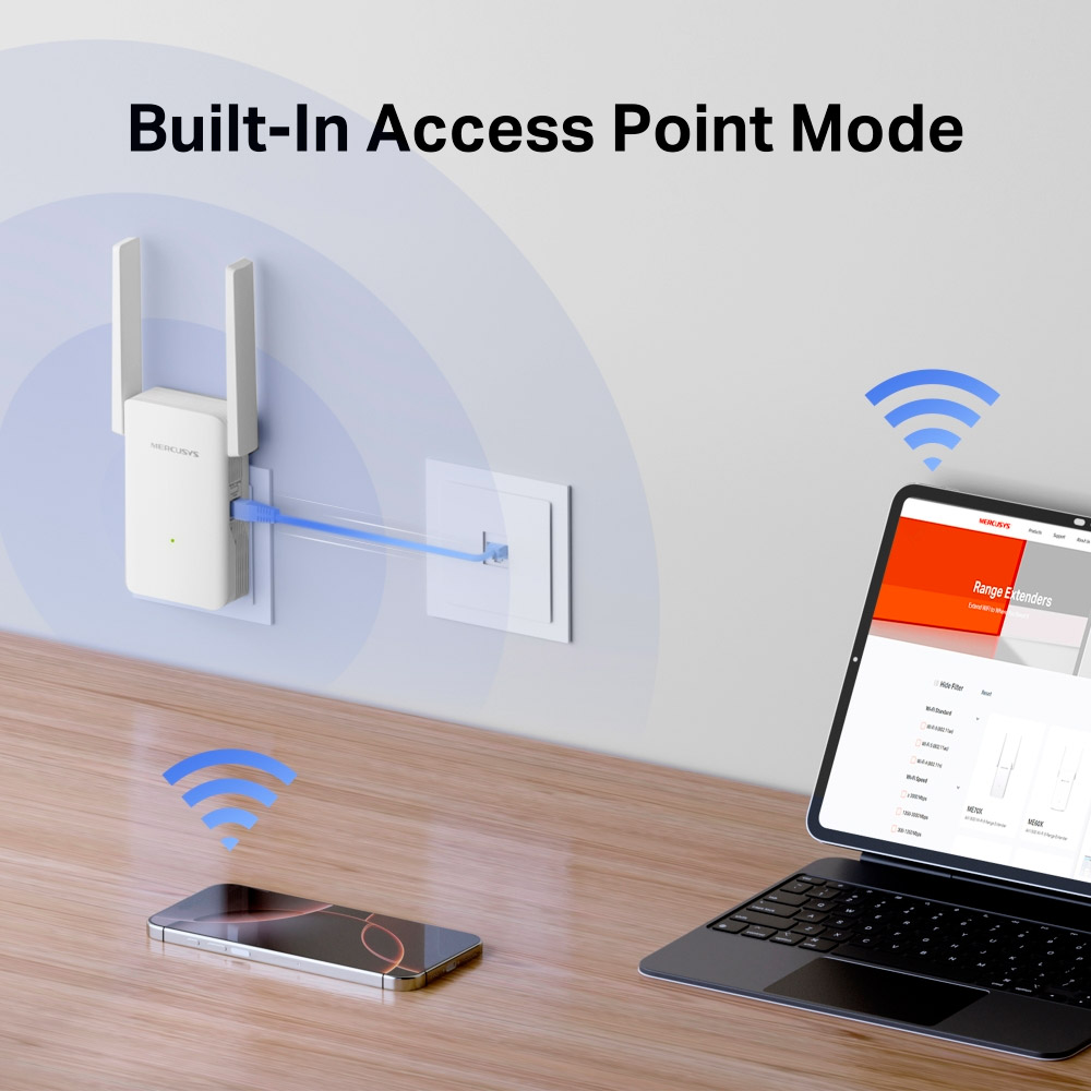 Wi-Fi репитер MERCUSYS ME80X