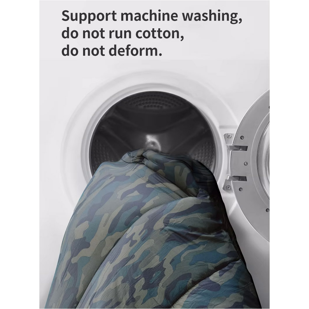 Спальный мешок NATUREHIKE M320 CNK2350WS023 (15°C/12°C) Green Camouflage Left (6975641889199)