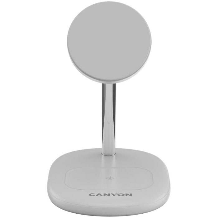 Бездротовий зарядний пристрій CANYON WCS-205 Wireless Charging Station White (CNS-WCS205W)