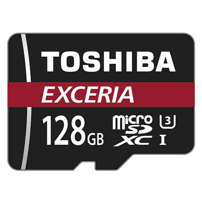 Карта пам'яті TOSHIBA microSDXC Exceria 128GB UHS-I U3 Class 10 + SD-adapter (THN-M302R1280EA)