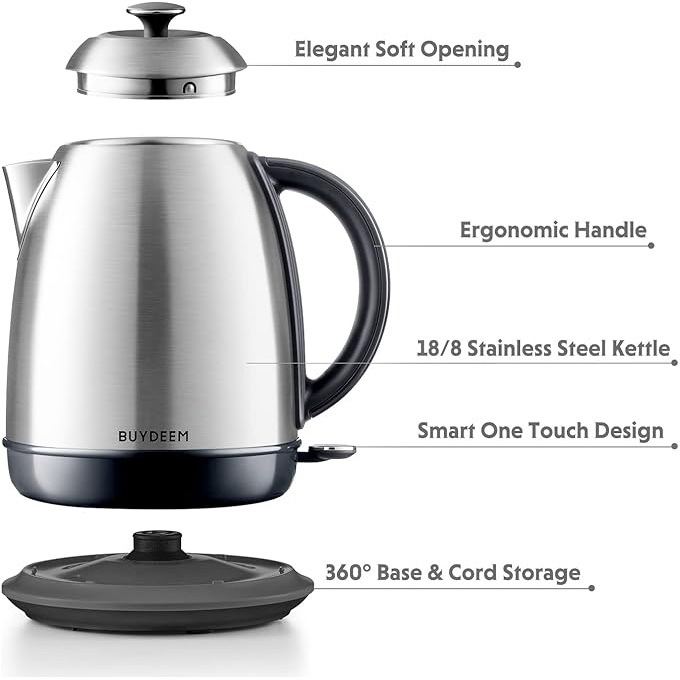 Електрочайник BUYDEEM K640 Stainless Steel