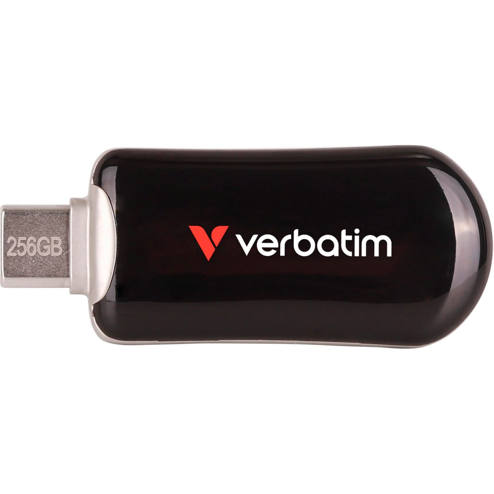 Флешка 256GB VERBATIM Plectra USB 3.2 Type-C Black (30226)