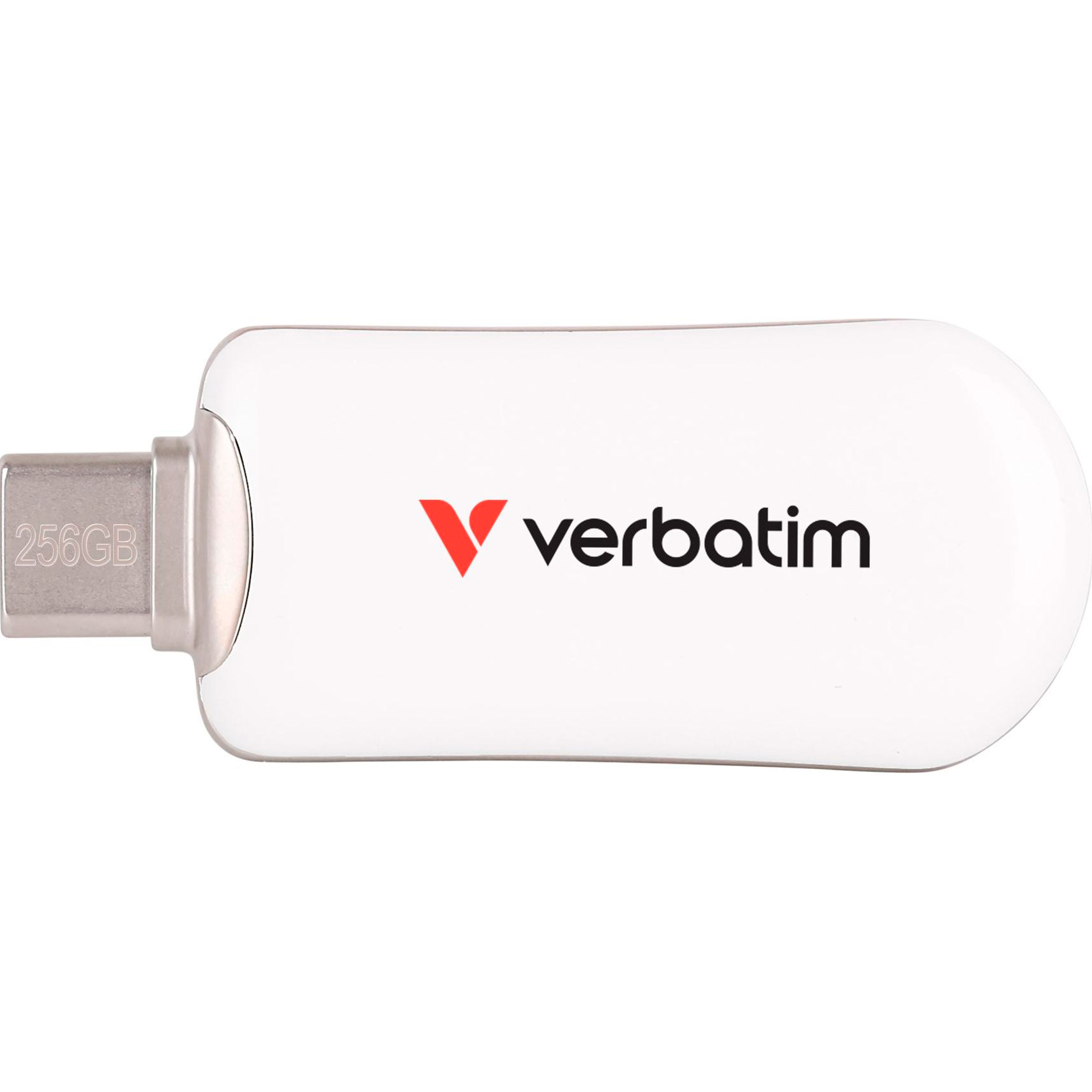 Флешка 256GB VERBATIM Plectra USB 3.2 Type-C White (30230)