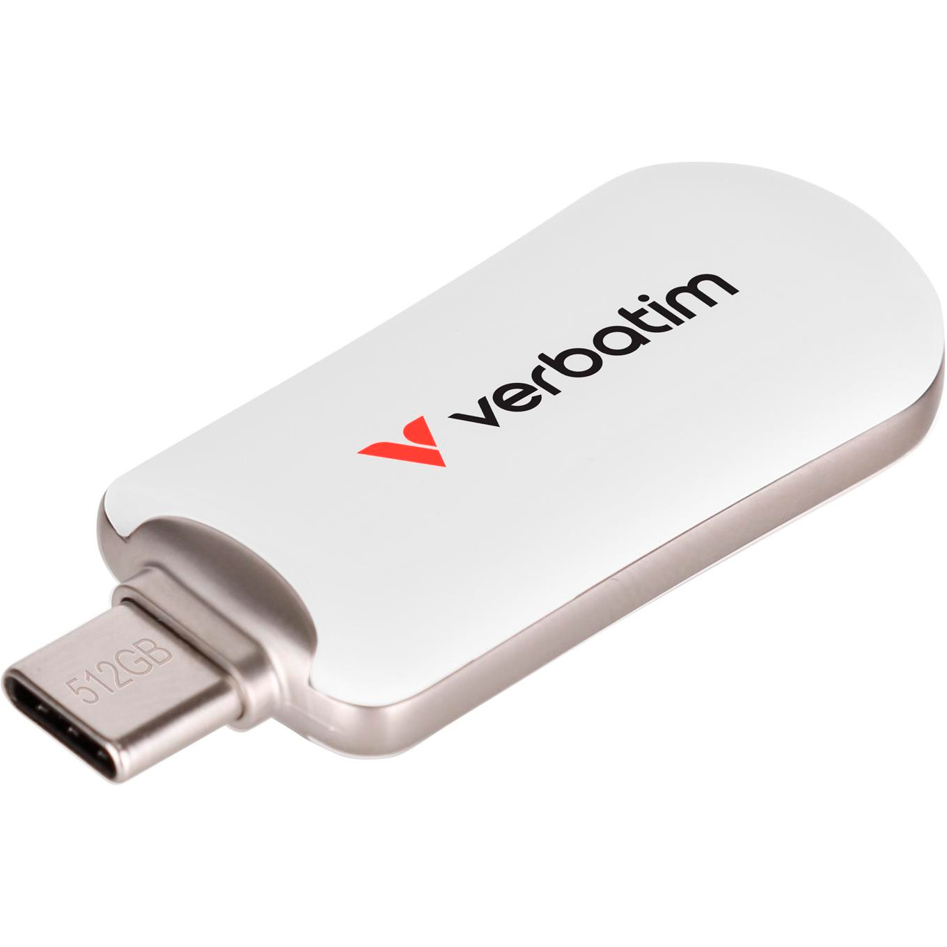 Флешка 512GB VERBATIM Plectra USB 3.2 Type-C White (30231)