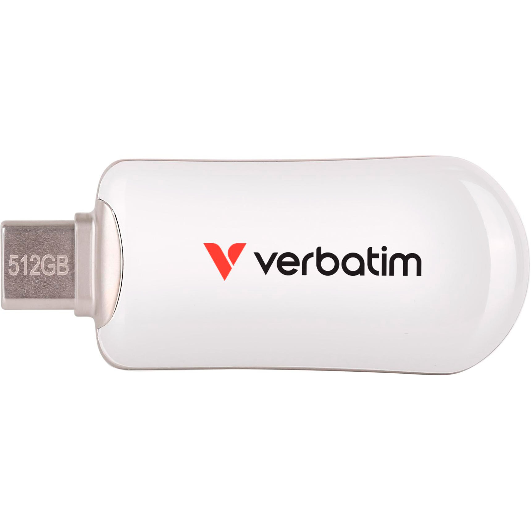 Флешка 512GB VERBATIM Plectra USB 3.2 Type-C White (30231)